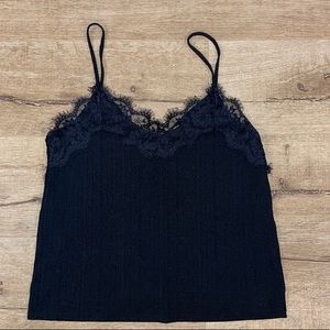 Zara Black Lace Cami